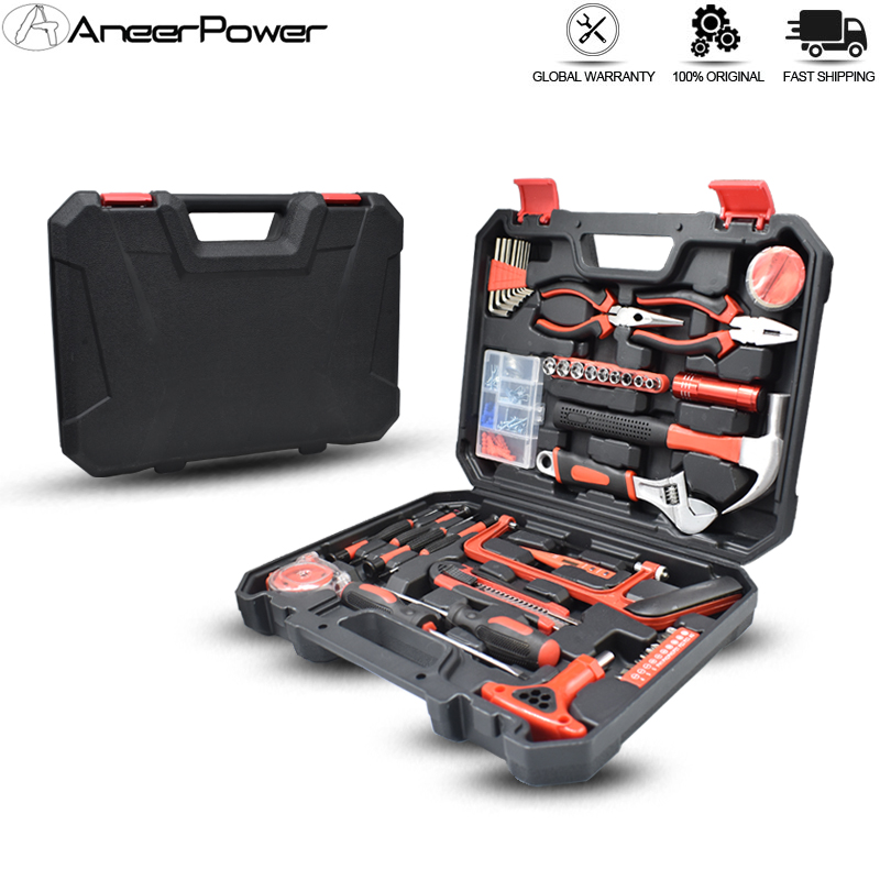 45/36/19 PCS Household Hand Tool Set Electrician & Carpenter Tool Set Screwdriver Wrench Hexagon Nut Etc Plastic Box Packaging
45/36/19 PCS Household Hand Tool Set Electrician & Carpenter Tool Set Screwdriver Wrench Hexagon Nut Etc Plastic Box Packaging