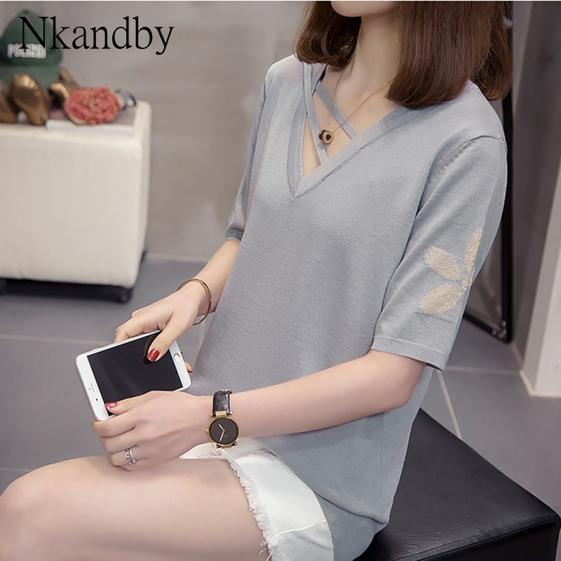 Plus Size V Neck Knitted Chic Tops Tee Shirts Women Summer Fashion Skinny Short Sleeve Print Stretch T-shirts Oversized Clothes, Black
Plus Size V Neck Knitted Chic Tops Tee Shirts Women Summer Fashion Skinny Short Sleeve Print Stretch T-shirts Oversized Clothes, Black