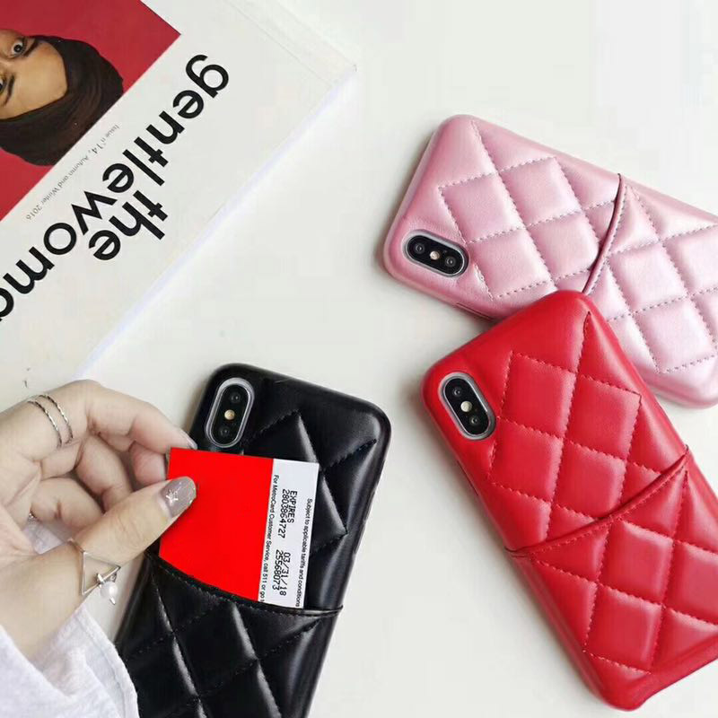 Luxury designer Iphone cases for 12 11 pro max XR XS 7 8 PLUS PU leather credit card holder phone case