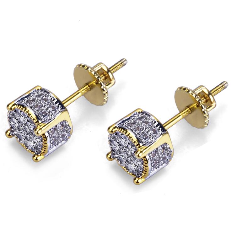Luxury Designer Earrings Fashion Women Mico Pave Zirconia Iced Out Punk Rock Hip Hop Circle Studs Earring Wedding Jewelry for Men
Luxury Designer Earrings Fashion Women Mico Pave Zirconia Iced Out Punk Rock Hip Hop Circle Studs Earring Wedding Jewelry for Men