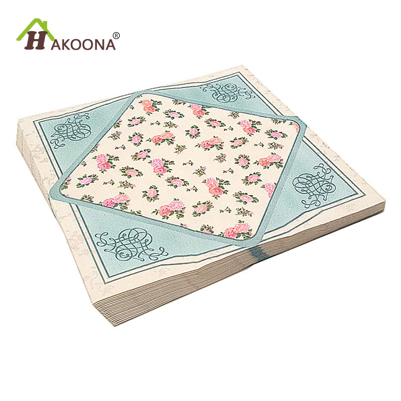 HAKOONA Blue Floral Paper Napkins 20pcs 3 bags Disposable Napkin Portable Must Needde Wedding Party Table Decoration
HAKOONA Blue Floral Paper Napkins 20pcs 3 bags Disposable Napkin Portable Must Needde Wedding Party Table Decoration