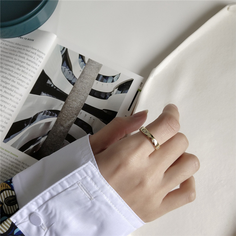 New White Gold Color Tiny Zircon Inlay Finger Rings For Women 100% 925 Sterling Silver Wedding Band Ring