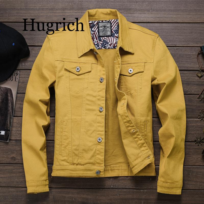 Spring Autumn 2020 Red white Black Yellow army green Jeans Jacket Men Slim Streetwear Denim Jacket Hip Hop Bomber Homme
Spring Autumn 2020 Red white Black Yellow army green Jeans Jacket Men Slim Streetwear Denim Jacket Hip Hop Bomber Homme