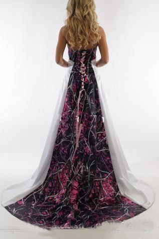 Camo A-Line Wedding Dresses Custom Plus Size Camouflage Bridal Gowns Real Tree Countryside Robe De Soire