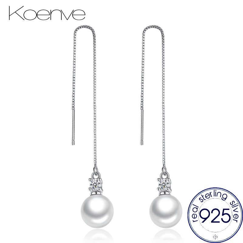 3 Styles KOENVE 925 Sterling Silver Women's Earrings for Girls Natural Freshwater Pearl Ear Line Ladies Female Earrings Jewelry
3 Styles KOENVE 925 Sterling Silver Women's Earrings for Girls Natural Freshwater Pearl Ear Line Ladies Female Earrings Jewelry