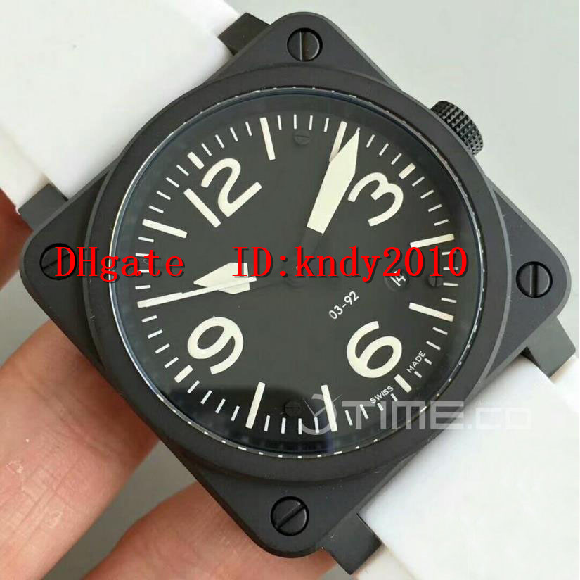 Top BR03-92 Men Automatic Watch Black PVD Case Edition Sapphire Crystal Black Dial White Marker MIYOTA 9015 Mechanical Water Resistant Watch
Top BR03-92 Men Automatic Watch Black PVD Case Edition Sapphire Crystal Black Dial White Marker MIYOTA 9015 Mechanical Water Resistant Watch