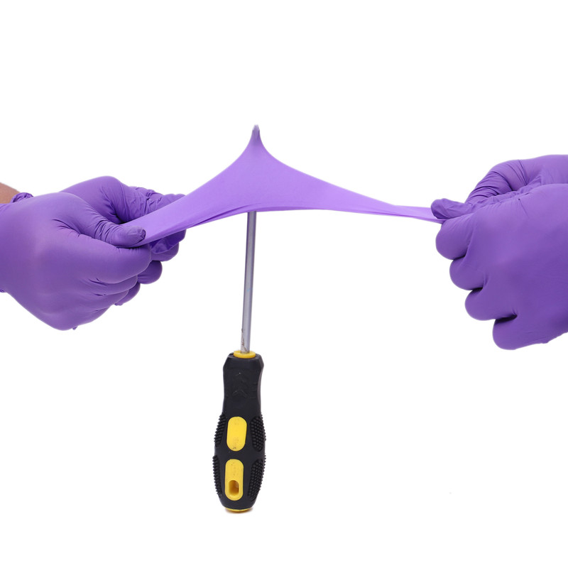 100PCS purple Disposable Gloves Latex Dishwashing Kitchen Work Rubber Garden Gloves Universal For Left and Right Hand in stock1