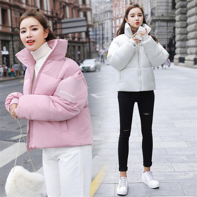 Korean Style 2020 Women Winter Jacket Stand Collar Breasted Buttons Padded Female Short Parka Warm Thicken Ladies Coat, As picture
Korean Style 2020 Women Winter Jacket Stand Collar Breasted Buttons Padded Female Short Parka Warm Thicken Ladies Coat, As picture