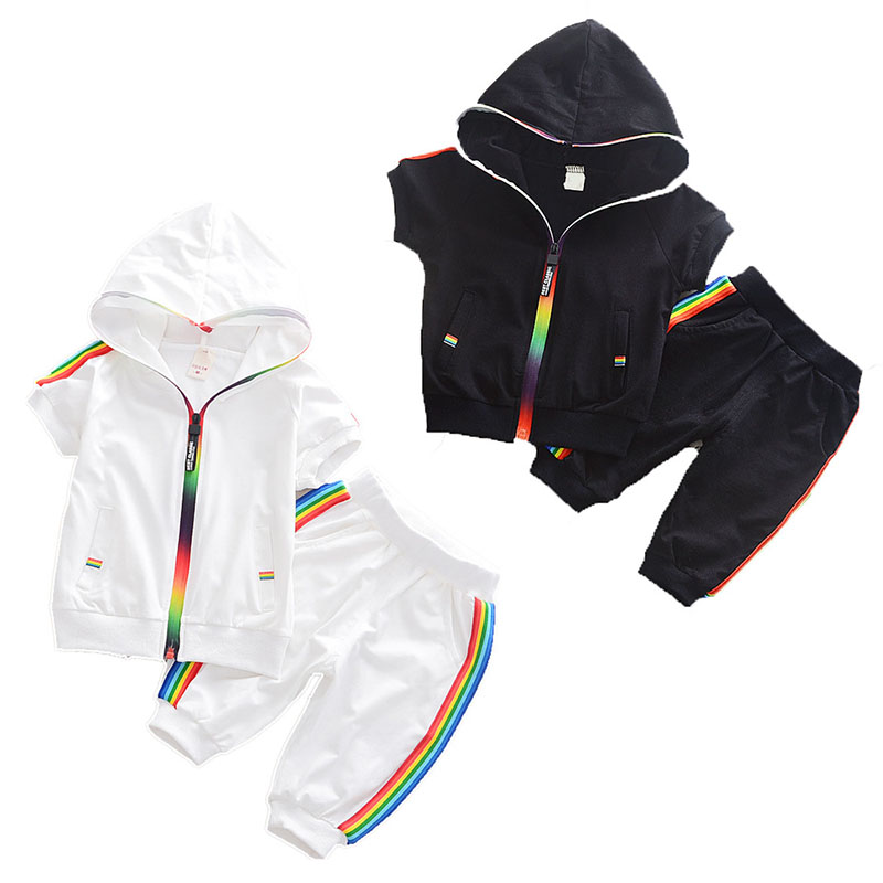 kids designer clothes boys girls outfits children zipper Hoodies+Rainbow stripe pants 2pcs/set summer sportswear baby Clothing Sets C6613, 1lot=1set=top+pants=2pcs
kids designer clothes boys girls outfits children zipper Hoodies+Rainbow stripe pants 2pcs/set summer sportswear baby Clothing Sets C6613, 1lot=1set=top+pants=2pcs
