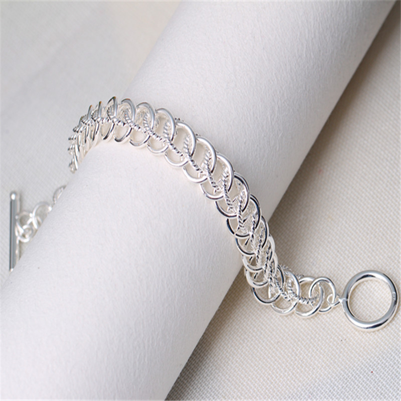 Charm Bracelets Silver Bracelet Classic Handmade Domineering Men's Hand Jewelry Chain
Charm Bracelets Silver Bracelet Classic Handmade Domineering Men's Hand Jewelry Chain