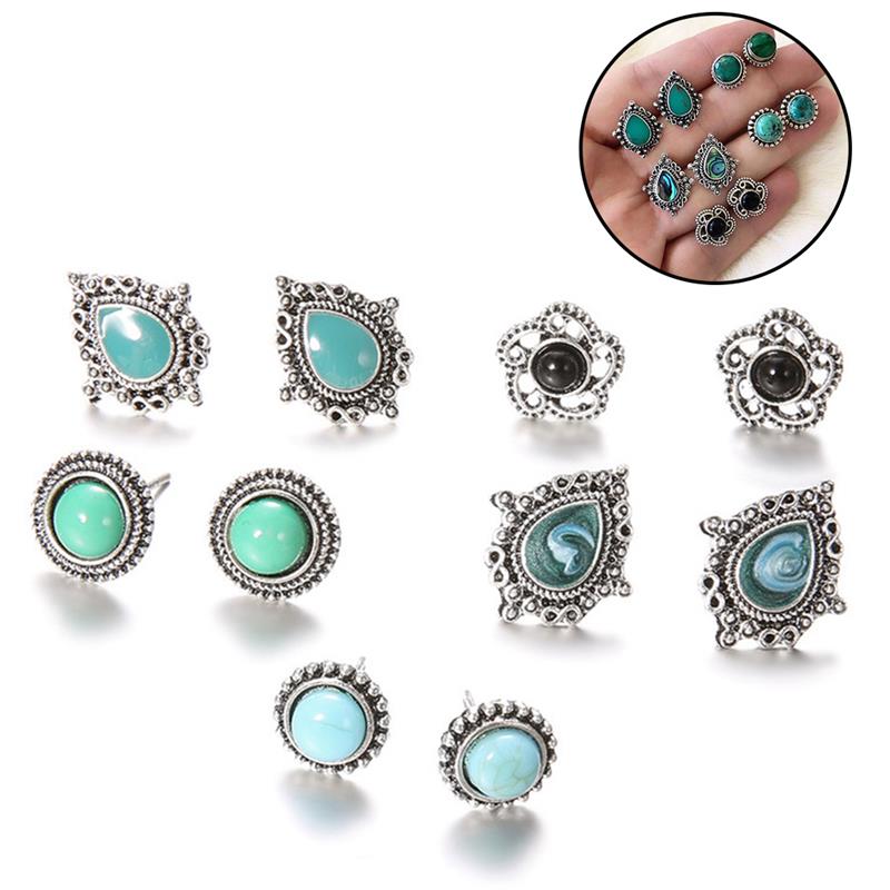 Hot Fashion Stud Earring 5 Pairs Stud Earrings Bohemian Earring Style Ear Studs Hook Earrings Women Jewelry Gift
Hot Fashion Stud Earring 5 Pairs Stud Earrings Bohemian Earring Style Ear Studs Hook Earrings Women Jewelry Gift