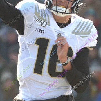 Custom Purdue Football Jersey Drew Brees Jack Plummer Doerue David Bell George Karlaftis Derrick Barnes Brycen Hopkins Top