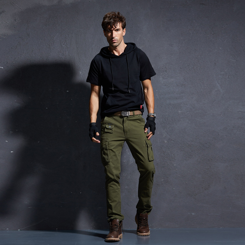 2019 casual pants men tactical pantalon camouflage homme slim fit cargo pants homber modis black uomo trousers male
