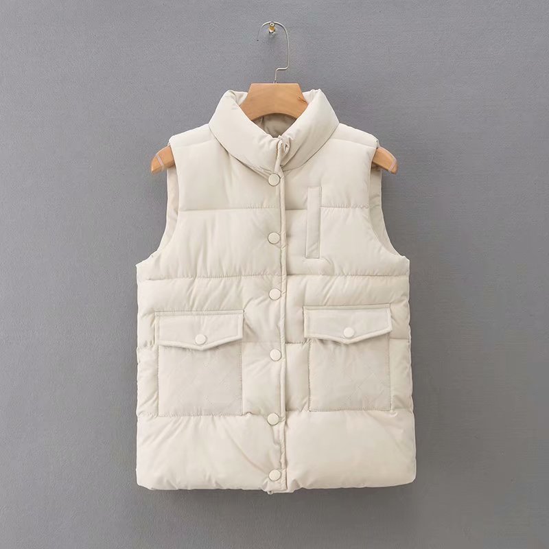 OMIKRON Women's Korean Style Solid Sleeveless Winter Keep Warm Woolen Vest Coat Single Women Breasted Loose Thick Fashion Vest, Khaki
OMIKRON Women's Korean Style Solid Sleeveless Winter Keep Warm Woolen Vest Coat Single Women Breasted Loose Thick Fashion Vest, Khaki