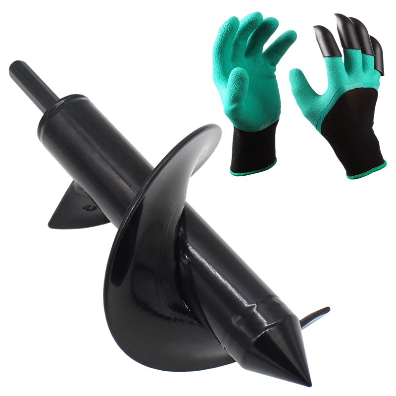 Auger Drill Bit Garden Plant Flower Bulb Auger 3 Inch Inch Rapid Planter With Garden Genie Gloves,Post Or Umbrella Hole Digg
Auger Drill Bit Garden Plant Flower Bulb Auger 3 Inch Inch Rapid Planter With Garden Genie Gloves,Post Or Umbrella Hole Digg