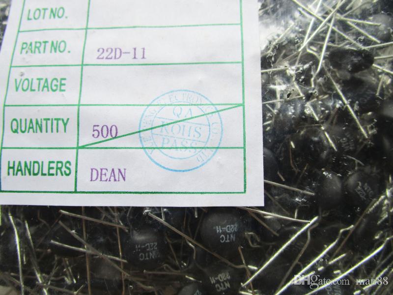 22D-11 Thermistor NTC Negative Temperature Pitch 7.5mm Diameter 10