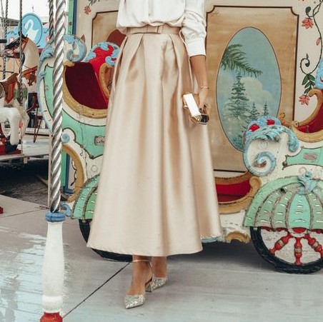 Champagne Long Skirts Street Style A-line Plus Size Women Formal Evening Dinner Porm Event Autumn Long Skirts, Rose red
Champagne Long Skirts Street Style A-line Plus Size Women Formal Evening Dinner Porm Event Autumn Long Skirts, Rose red
