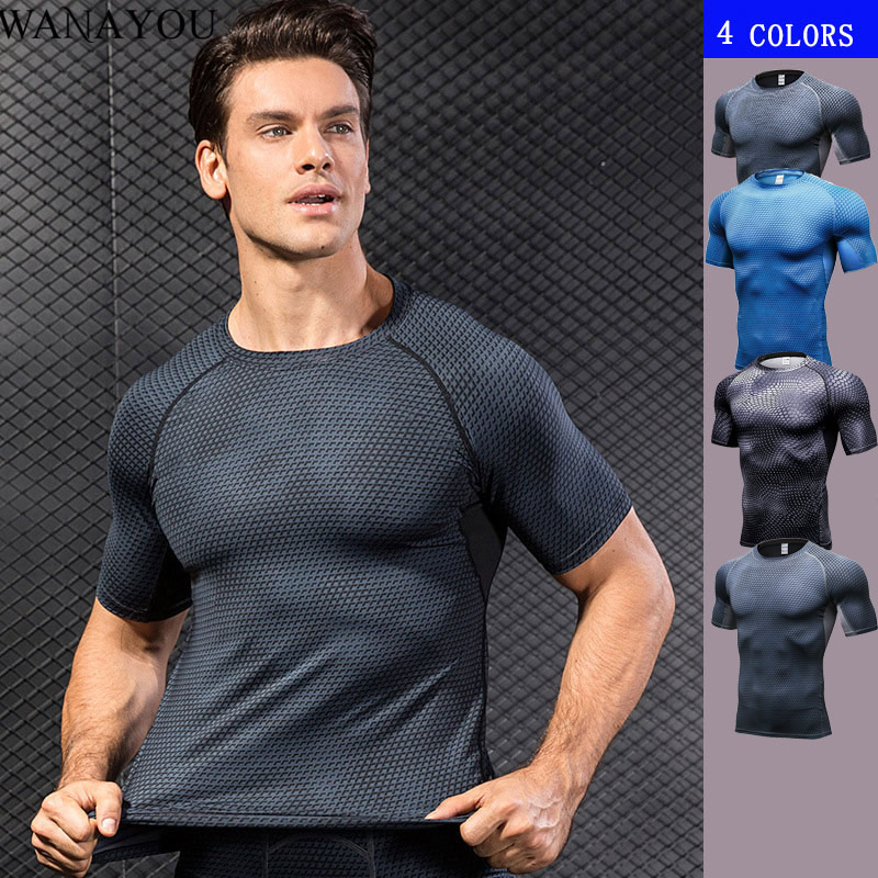 WANAYOU Men Snake Skin Texture 3D Printed Sports T-Shirts Quick-Drying Fitness Training Top Short-sleeve Tights Running T-Shirt, Blue
WANAYOU Men Snake Skin Texture 3D Printed Sports T-Shirts Quick-Drying Fitness Training Top Short-sleeve Tights Running T-Shirt, Blue