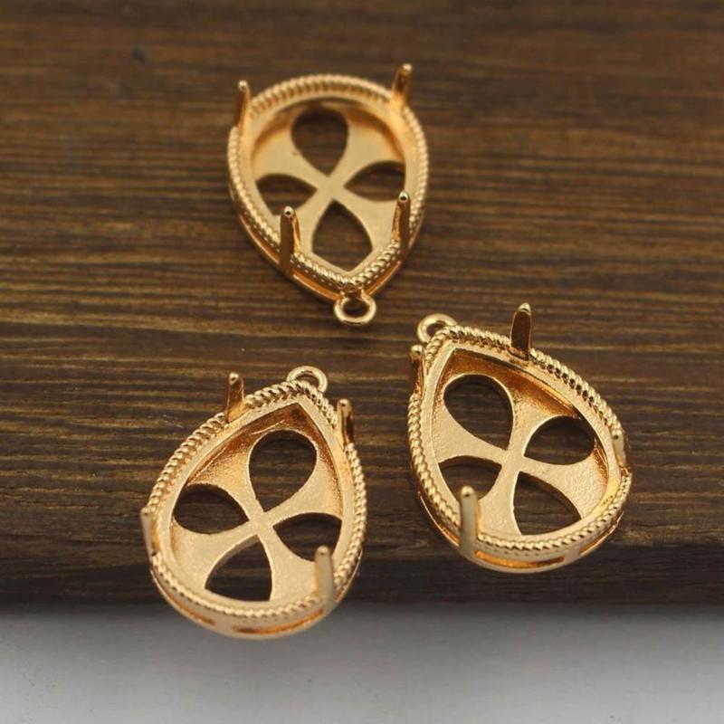 20pcs Open Back Pendant 4 Prong Pins Strong Bezel Cup Setting fit 13x18mm Drop Teardrop Resin Cameo Cabochons Bases Findings DIY
20pcs Open Back Pendant 4 Prong Pins Strong Bezel Cup Setting fit 13x18mm Drop Teardrop Resin Cameo Cabochons Bases Findings DIY