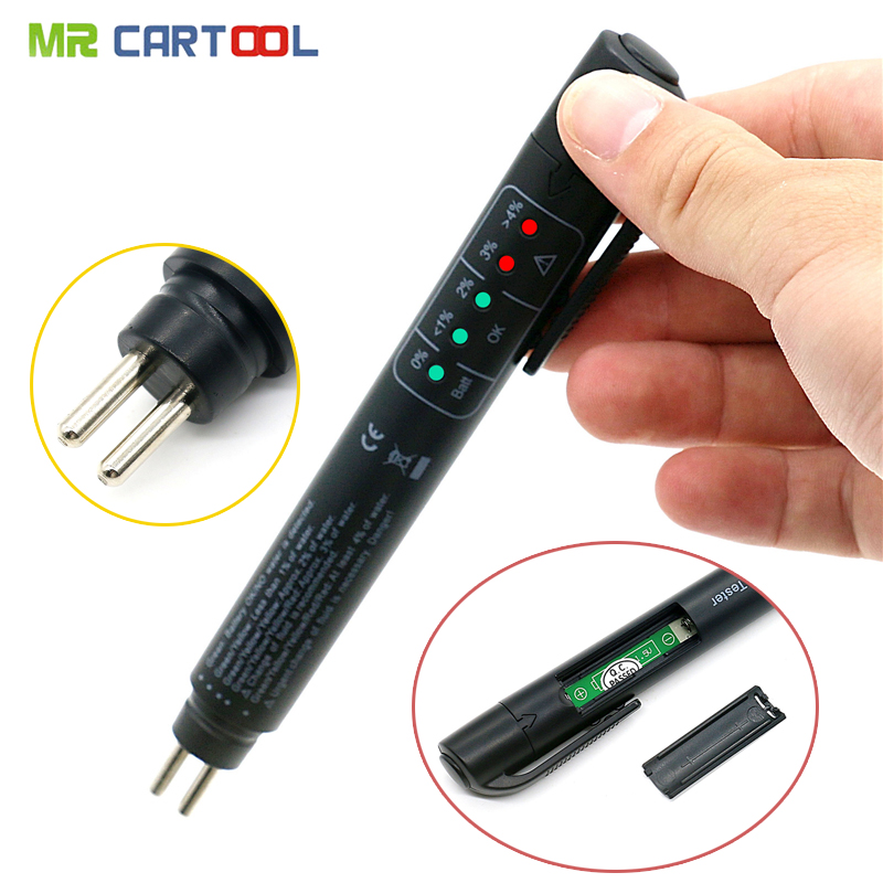 2018 new Car Detector Brake Fluid Tester Pen 5 LED Auto Vehicle Automotive Testing Tool Diagnostic Tool Brake Tester
2018 new Car Detector Brake Fluid Tester Pen 5 LED Auto Vehicle Automotive Testing Tool Diagnostic Tool Brake Tester