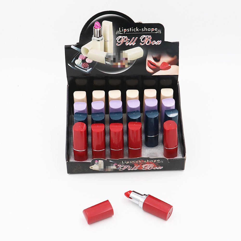 Empty Containers Lipstick Shaped Stash Pill Case Hookah Smoking Pipe for Dabs Rigs Jewelry Storage Bins Container Plastic Case Box 7.5*1.8cm
Empty Containers Lipstick Shaped Stash Pill Case Hookah Smoking Pipe for Dabs Rigs Jewelry Storage Bins Container Plastic Case Box 7.5*1.8cm