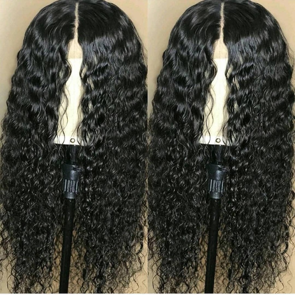 Deep Wave 360 Lace Front Wigs Brazilian Hair Curly Laces Frontal Human Hairs Pre-Plucked full swiss hd Closure diva1 150%density