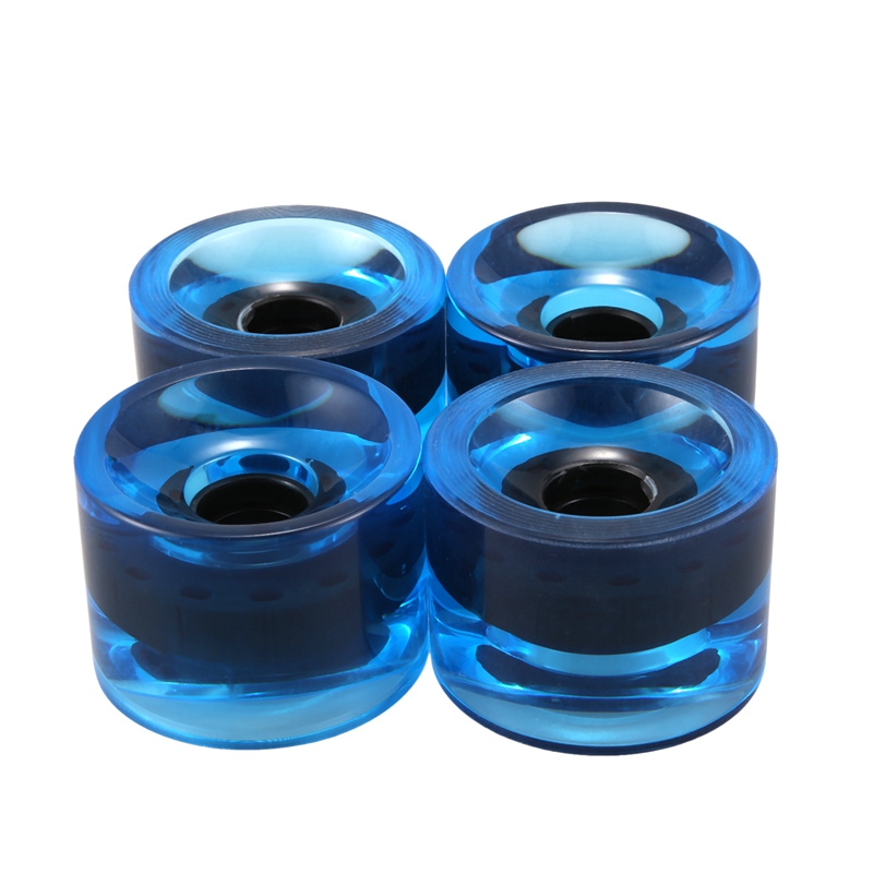 4Pcs Blank Longboard Cruiser Skateboard Wheels 70X51mm 80A Translucent Blue Longboard Parts, As pic
4Pcs Blank Longboard Cruiser Skateboard Wheels 70X51mm 80A Translucent Blue Longboard Parts, As pic