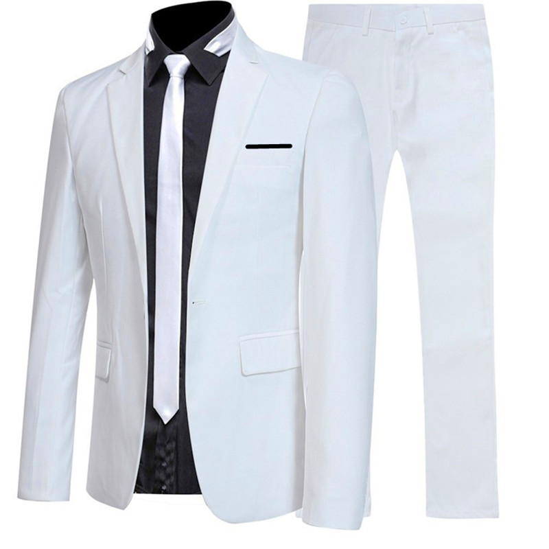 New 2020 Men's Suit Two-piece (jacket+pants )Men's Business Slim Casual Suit Male Youth Groom Wedding Suits custom made, Black
New 2020 Men's Suit Two-piece (jacket+pants )Men's Business Slim Casual Suit Male Youth Groom Wedding Suits custom made, Black