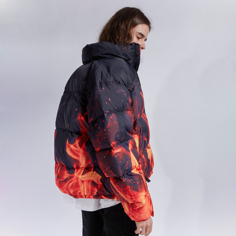 Fashion-Joint Flame Printing Down Jackets Hat Retractable Hoodie Winter Windproof Outerwear Couple Trend Black Street Casual HFHLYRF032
Fashion-Joint Flame Printing Down Jackets Hat Retractable Hoodie Winter Windproof Outerwear Couple Trend Black Street Casual HFHLYRF032