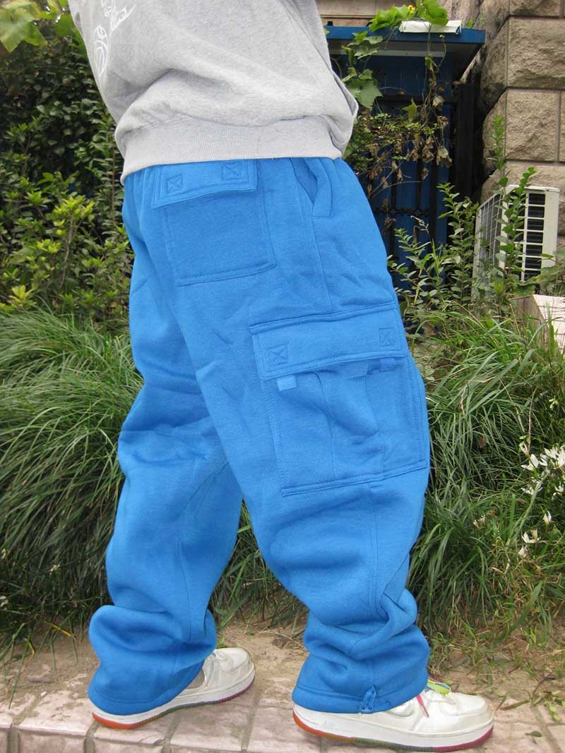 Plus Size Hip Hop Joggers Sweatpants for Men and Women Streetwear Big Pocket Cargo Pants Casual Straight Loose Baggy Trousers T200820
