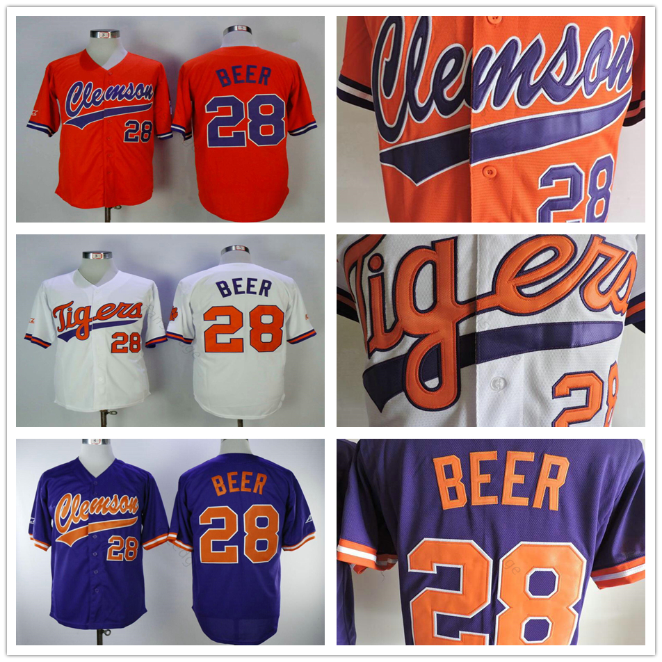 NCAA Clemson Tigers #28 Seth Beer College Baseball Jerseys Cheap Orange White Purple Mens Stitched Seth Beer University Jersey Shirt
NCAA Clemson Tigers #28 Seth Beer College Baseball Jerseys Cheap Orange White Purple Mens Stitched Seth Beer University Jersey Shirt