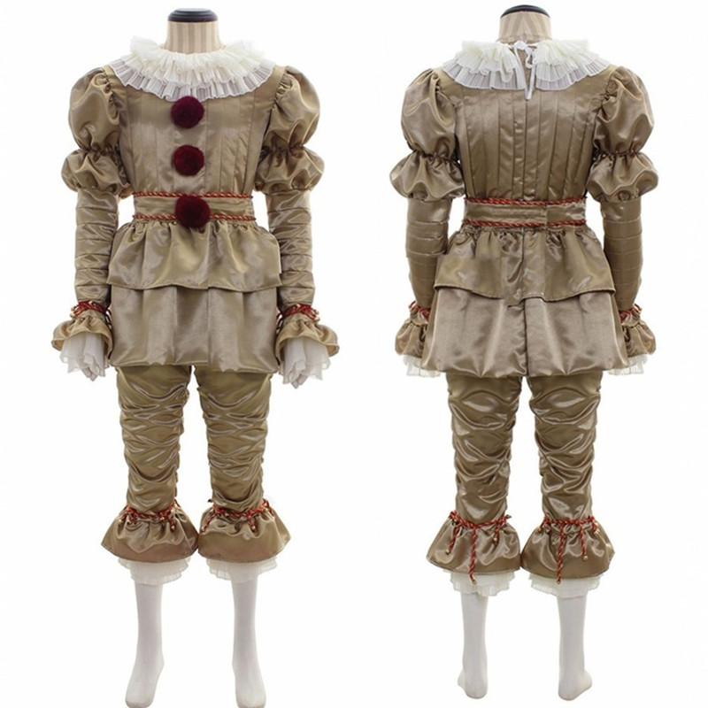 Halloween Mask + Cloth Cosplay Hot Movie It pennywise Mask Steven King's Latex Chapter Two Costume Clown Costumes Adult Kids
Halloween Mask + Cloth Cosplay Hot Movie It pennywise Mask Steven King's Latex Chapter Two Costume Clown Costumes Adult Kids
