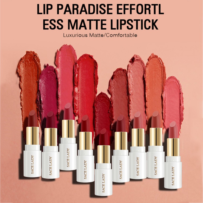 9 Colors Matte Lipstick Lasting Waterproof Lipstick Non-stick Cup Silky Lip Stick Cosmetic, 02
9 Colors Matte Lipstick Lasting Waterproof Lipstick Non-stick Cup Silky Lip Stick Cosmetic, 02