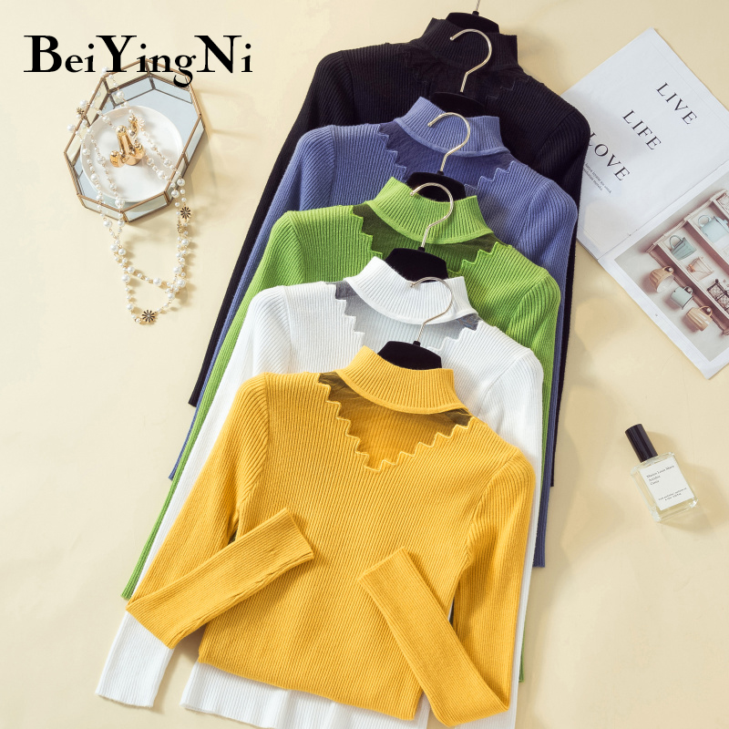 Beiyingni Sexy Slim Women's Sweater Autumn Solid Color Hollow Out Knitted Jumper Female Pullover Long Sleeve Tops Winter Clothes, Black
Beiyingni Sexy Slim Women's Sweater Autumn Solid Color Hollow Out Knitted Jumper Female Pullover Long Sleeve Tops Winter Clothes, Black