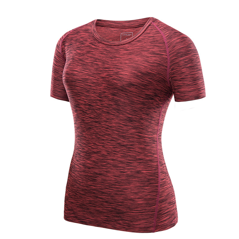 Summer new women's quick-drying clothes custom outdoor sports short-sleeved quick-drying T-shirt fitness running clothing printing, Gray
Summer new women's quick-drying clothes custom outdoor sports short-sleeved quick-drying T-shirt fitness running clothing printing, Gray