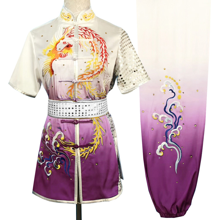 Chinese Wushu uniform Kungfu clothes taolu outfit Martial arts outfit changquan garment Routine kimono for men women boy girl chil