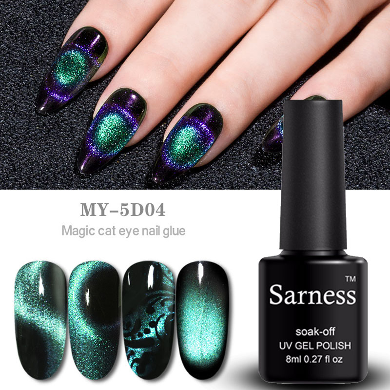 Sarness Magnetic Enamel Gel Varnish Cat Eye Nail Art Soak Off Lucky UV Nail Gel Lacquer Chameleon for Manicure Polish, Fs001
Sarness Magnetic Enamel Gel Varnish Cat Eye Nail Art Soak Off Lucky UV Nail Gel Lacquer Chameleon for Manicure Polish, Fs001