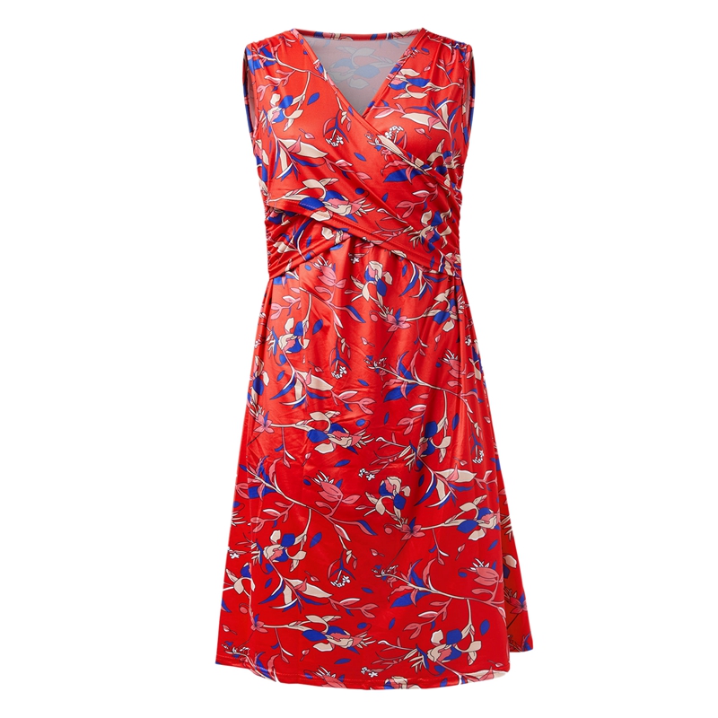 V-Neck Print Maternity Breastfeeding Dress Maternity Baby Nursing Clothes Pregnant Woman Lactation Skirt, Red
V-Neck Print Maternity Breastfeeding Dress Maternity Baby Nursing Clothes Pregnant Woman Lactation Skirt, Red
