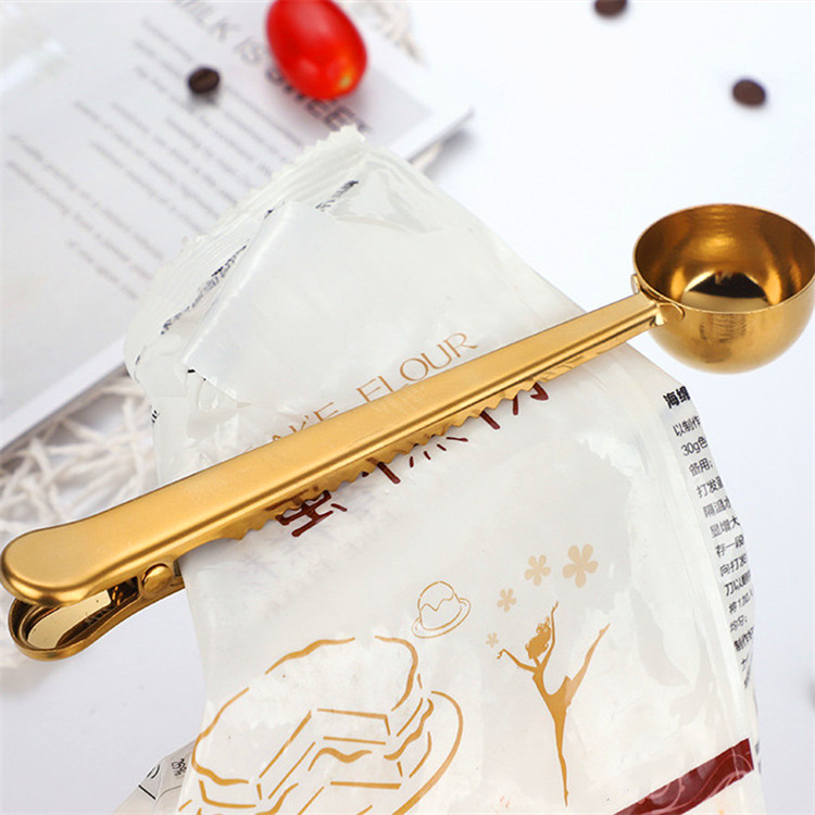Customize Wedding Favors Coffee Scoops Bake Spoons Measure Spoons with Clip