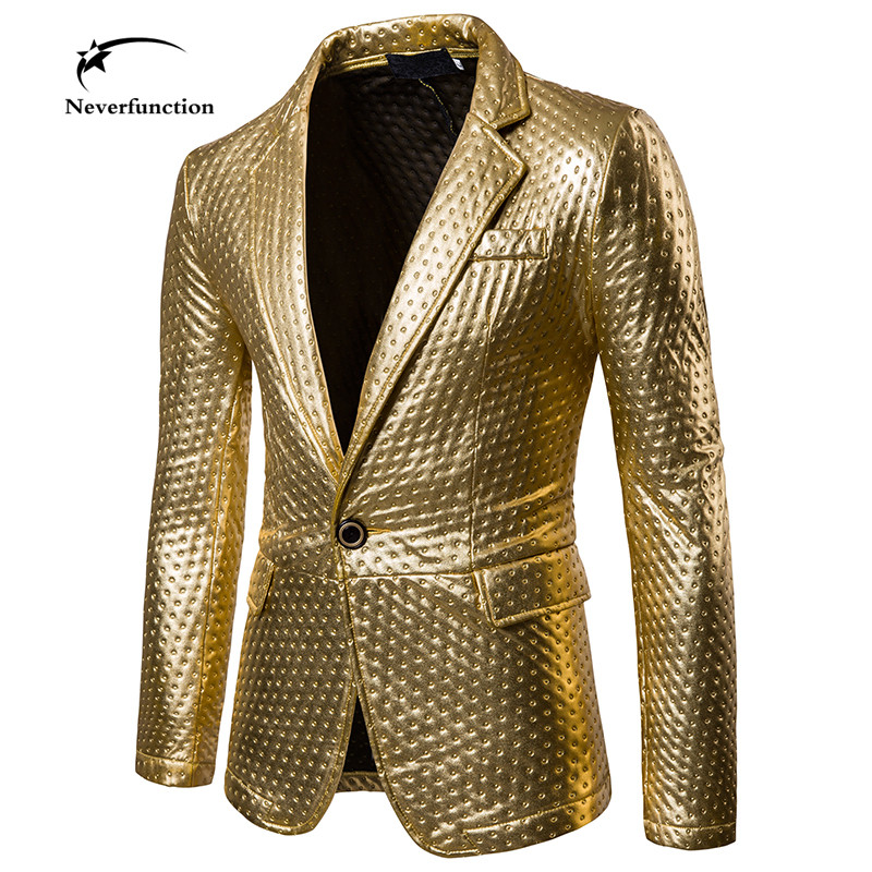 Gold Silver Black Coated Shiny Men Dot Embossing Blazer Winter Thick Fashion Night Club Stage performances wedding dress Coat, Bxz11 silver
Gold Silver Black Coated Shiny Men Dot Embossing Blazer Winter Thick Fashion Night Club Stage performances wedding dress Coat, Bxz11 silver