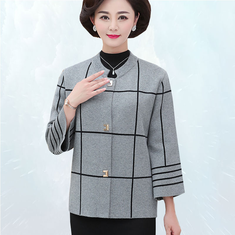 Send Mom 2019 Spring Autumn Jacket Women Thin Section Slim Middle-aged Jacket Plaid Stretch Loose Outwear Female New Top SL121, Purple
Send Mom 2019 Spring Autumn Jacket Women Thin Section Slim Middle-aged Jacket Plaid Stretch Loose Outwear Female New Top SL121, Purple