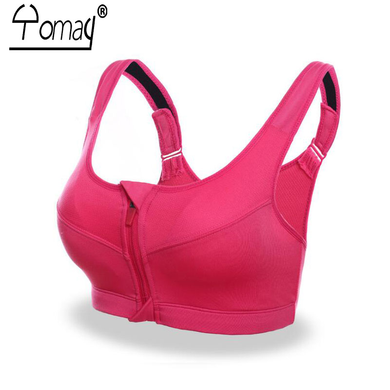 Yomay Professional Women Sport Bra Zipper Front Running Yoga Sports Bra Push Up Shockproof Wirefree Crop Top Fitness Vest, Black
Yomay Professional Women Sport Bra Zipper Front Running Yoga Sports Bra Push Up Shockproof Wirefree Crop Top Fitness Vest, Black