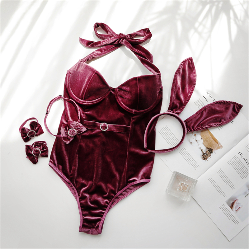 Sexy Retro Velvet Bunny Anime Costumes Halloween Cosplay Rabbit jumpsuit Party Fancy Dress Sexy Nightclub Clubwear Uniform LY191222, Purple
Sexy Retro Velvet Bunny Anime Costumes Halloween Cosplay Rabbit jumpsuit Party Fancy Dress Sexy Nightclub Clubwear Uniform LY191222, Purple