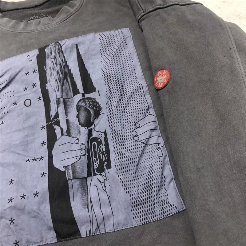 CAVEMPT Sweatshirts Men Women Retro Washed Do Old HOODY Sweatshirts CAV EMPT Pullover Streetwear Coats T200319