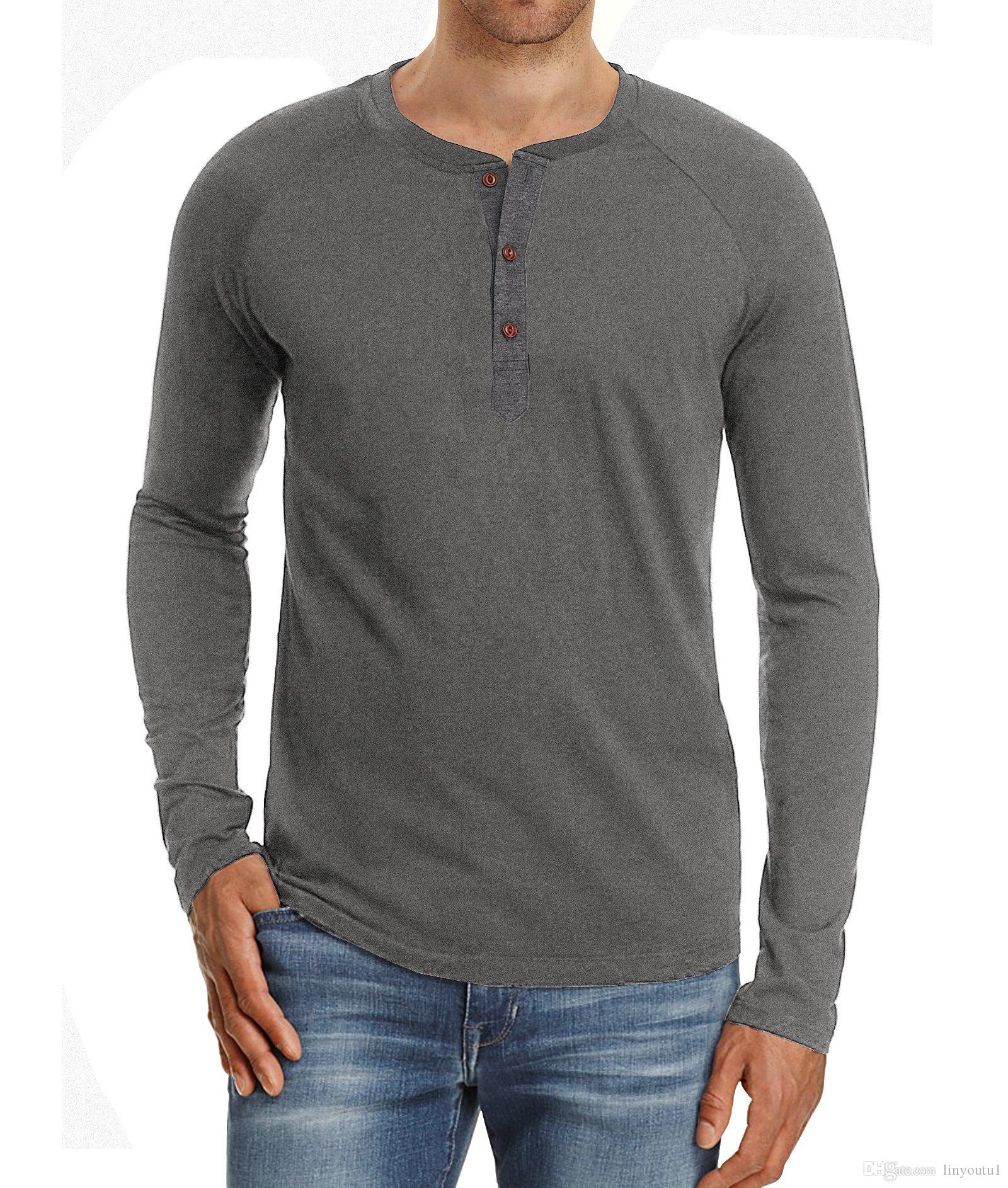 2020 Tshirt Men Solid Raglan Sleeve Tee Shirt Swag Hip Hop Streetwear T-shirt Men Curve Hem Basic Tshirt Cloth