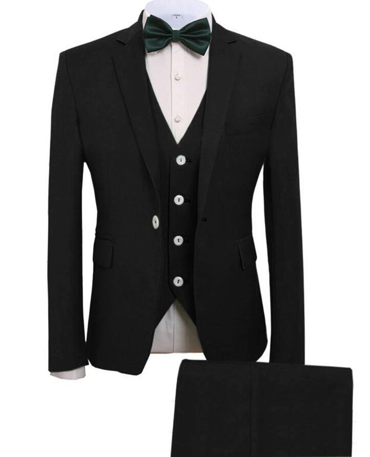 Latest Design One Button Royal Blue Wedding Men Suits Notch Lapel Three Pieces Business Groom Tuxedos (Jacket+Pants+Vest+Tie) W1136