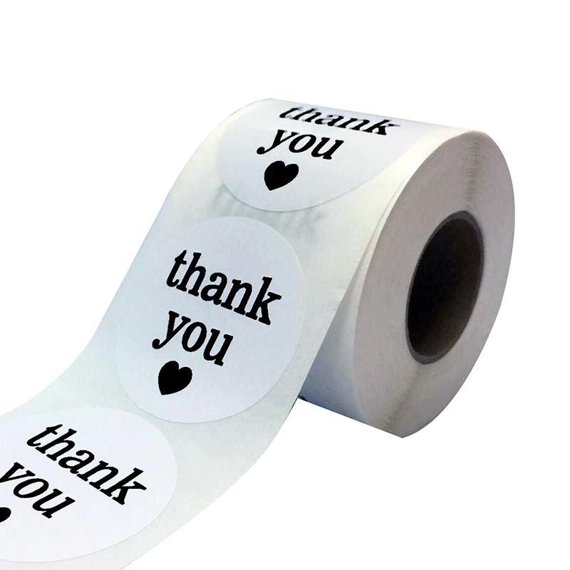 1inch white roll thank you gift package self adhesive sticker label 1000pcs round bag packing stickers DIY baking labels
1inch white roll thank you gift package self adhesive sticker label 1000pcs round bag packing stickers DIY baking labels