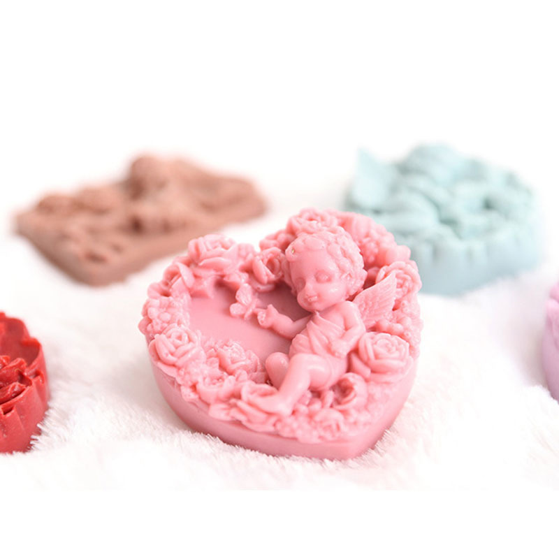 Valentine Scented Soap Artificial Rose Bathable Angel Rose Gift Box Wedding Birthday Girlfriend Romantic Fragrant Petals Flowers C2315134