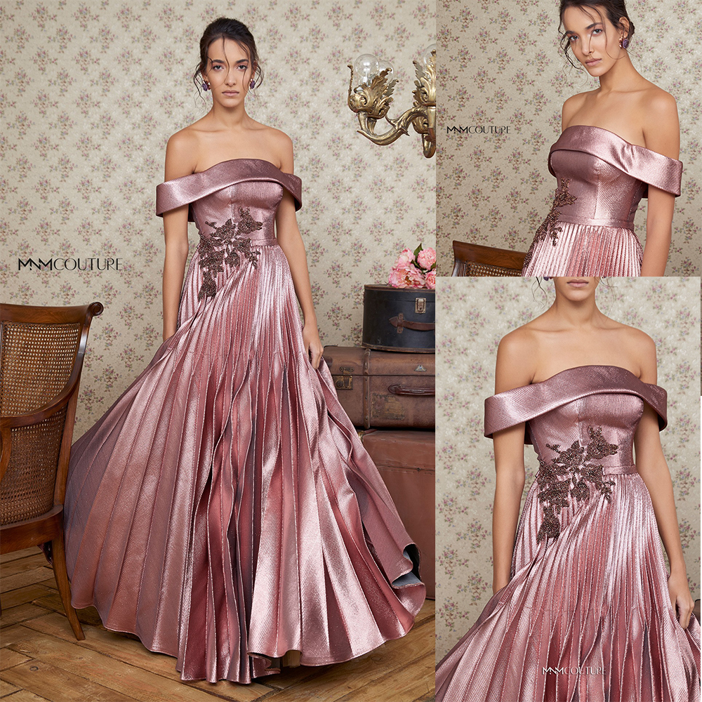 Elegent A Line Prom Dress Sleeveless Off Shoulder Sequined Ruched Applique Plus Size Party Dress Floor Length robes de soirée