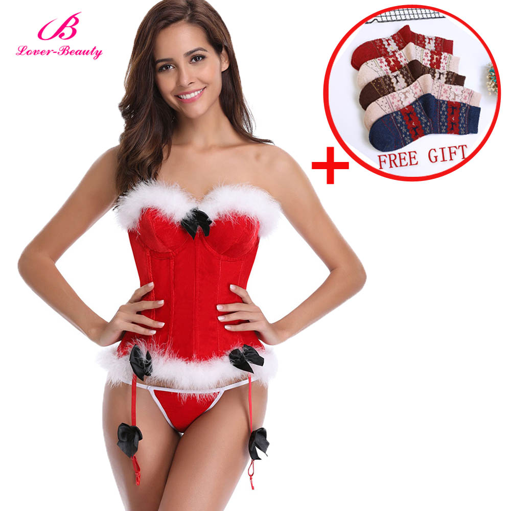 Lover Beauty Women' Christmas Corset For Christmas Santa Costume 12 Boned Bustier Overbust Lingerie With Thong G-string
Lover Beauty Women' Christmas Corset For Christmas Santa Costume 12 Boned Bustier Overbust Lingerie With Thong G-string